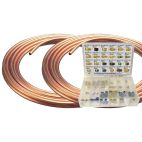 Brake Line Coil & Fitting Kit - Metal