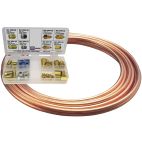 Brake Line Coil & Fitting Kit - Metal