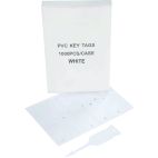 White Key Tags, Dell Corning, 1000 Per Box