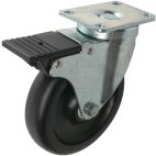 Caster / Roller Wheel Heavy Duty Swivel Tool Box Caster w/ Brake