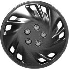 Wheel Covers Viper - Black w/ Chrome Nuts ABS