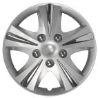 Wheel Covers Painted w/ Chrome Nuts ABS