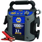 NAPA 1000 Peak Battery Amps Jump Starter with 3.1A USB Power and LED Work Light