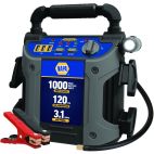 NAPA 1000 Peak Battery Amps Jump Starter w/120PSI Air Compressor, 3.1A USB Power and LED Light