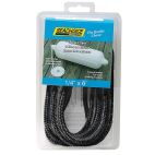 Seachoice Fend Line Black Brd 1Pr 1/4X6 ft
