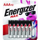 ENERGZR MAX AAA 12PK