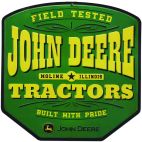 JOHN DEERE METAL SIGN