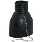 Exhaust / Garage Hose Twin Pipe Exhaust Adapter Rubber