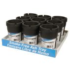 Cup & Can Holder Smoke-Free Ashtray 9-Pc Display