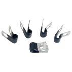 NAPA 3/4 in Diameter 3/4 in Wide Rubber Dipped Insulated Metal Clamp - Pack of 5