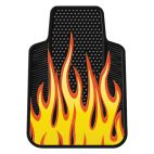 Floor Mat - Universal Vehicle Application Front Floor Mat - Flame Set Plasticolor Molded Products