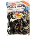 Stretch Bungee Type Cords Triple Strength 7-pc Assortment