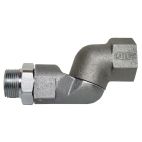 Fuel / Gas Pump Nozzle Swivel Coupler 1" Male x 3/4" Female
