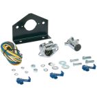 Trailer Wire Connector 4-Pole Round Trailer Connector Kit