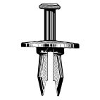 Plastic Trim Panel Clip / Fastener Round Button