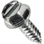 Tag & License Plate Bolts / Fasteners Round Slotted Hex Washer Steel