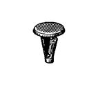 Plastic Trim Panel Clip / Fastener Round Button