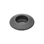Body Plug Black Polyethylene