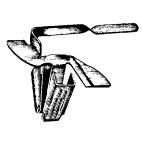 Body Molding Clip Oblong