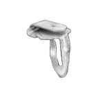 Plastic Trim Panel Clip / Fastener Fastener