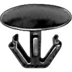 Plastic Trim Panel Clip / Fastener Round Button