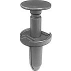 Plastic Trim Panel Clip / Fastener Round Button