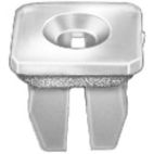 Grommet - Nut & Screw Nylon Nut