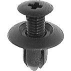 Plastic Trim Panel Clip / Fastener Round Phillips Screw