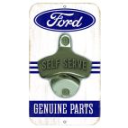 Open Road Brands Bottle Opener - Cast Metal, Ford Theme