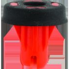 NAPA Grommet - 10 mm Mounting Diameter, Orange