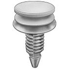 Plastic Trim Panel Clip / Fastener Round Button