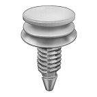 Plastic Trim Panel Clip / Fastener Round Button