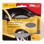 TRIMBRITE Self-Adhesive Pinstripe - 1/4 in x 36 ft Roll, Silver