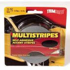 TRIMBRITE Self-Adhesive Pinstripe - 3/4 in x 36 ft Roll, Black