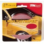 TRIMBRITE Self-Adhesive Pinstripe - 3/4 in x 36 ft Roll, Red