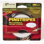 TRIMBRITE Self-Adhesive Pinstripe - 1/2 in x 36 ft Roll, White