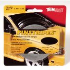 TRIMBRITE Self-Adhesive Pinstripe - 1/2 in x 36 ft Roll, Black