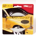 TRIMBRITE Self-Adhesive Pinstripe - 5/16 in x 36 ft Roll, Charcoal