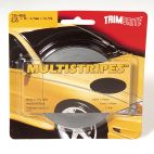 TRIMBRITE Self-Adhesive Pinstripe - 3/16 in x 36 ft Roll, Black