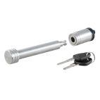 Curt 5/8 in Stainless Steel Hitch Lock With Keys, Fits Most 2 in Receivers