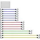 NAPA Bungee Cord Assortment - 20 Pieces