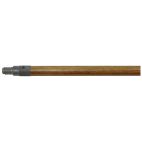 Handle / Utility Threaded Lacquered Wood Handle w/ Metal Tip