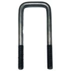 U-Bolt, Square 2 I.D. x 5-1/2 L x 1/2 in.Thread