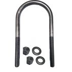 U-Bolt, Round 5-1/4 I.D. x 11 L x 3/4 in.Thread