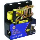 NAPA Towing Commercial Grade Yellow 25 ft Ratchet Tie-Down Strap - Pack of 1