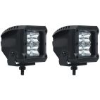 LED Cube Light Pair - Perfect Additions, 3" L, Spot Beam