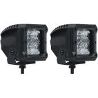 LED Cube Light Pair - Perfect Additions, 3" L, Flood Beam