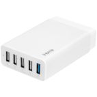USB Charger, White, AC Wall Mulit Port Hub