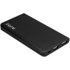 USB Battery Charger, Black, Dual Port, 6000 mAh