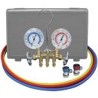 R134A Gauge Set, Brass